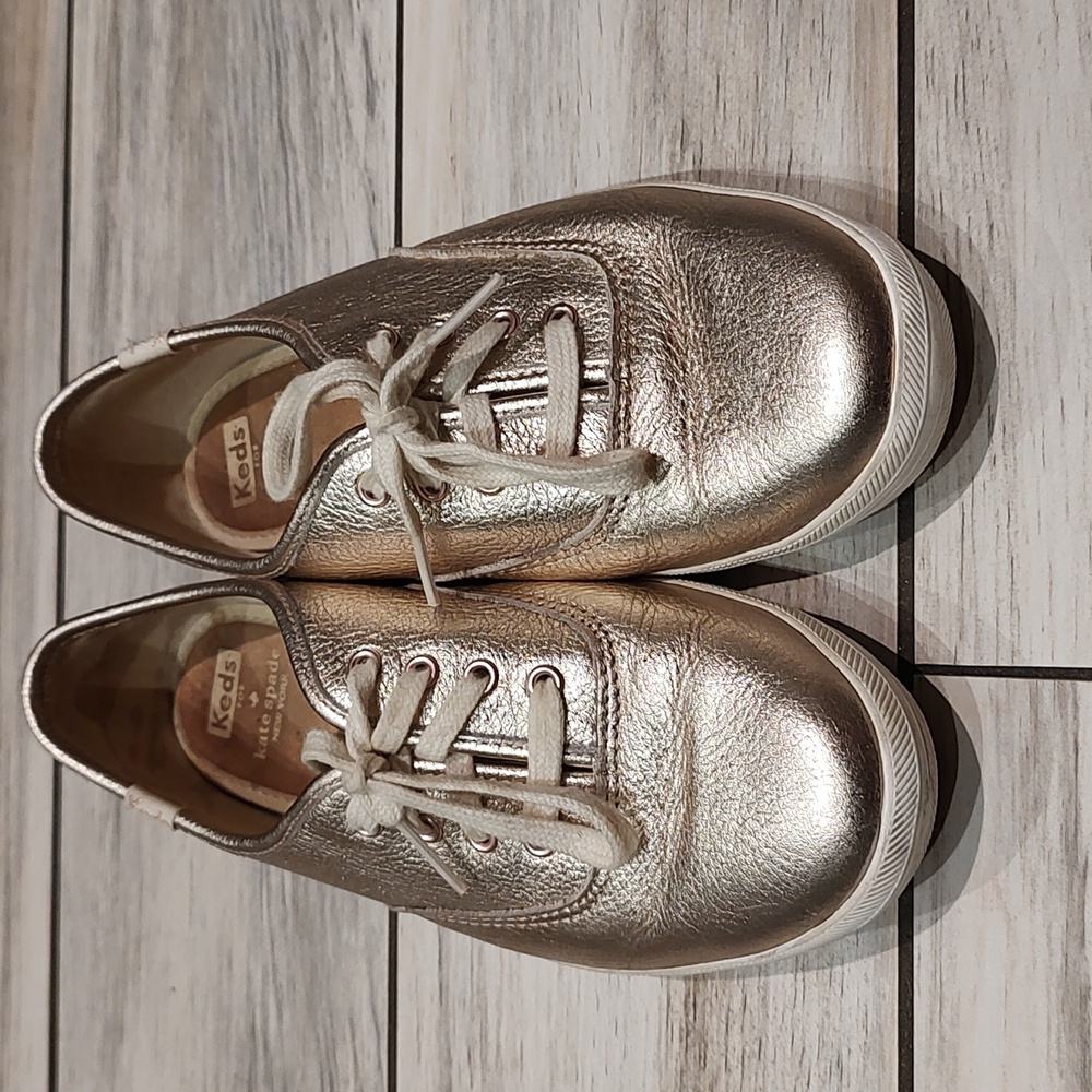 Rose Gold Ked Kate Spade flats